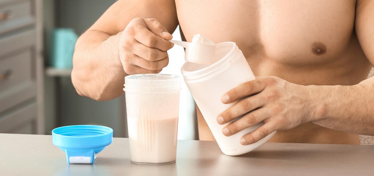 proteína antes de acostarse para la masa muscular